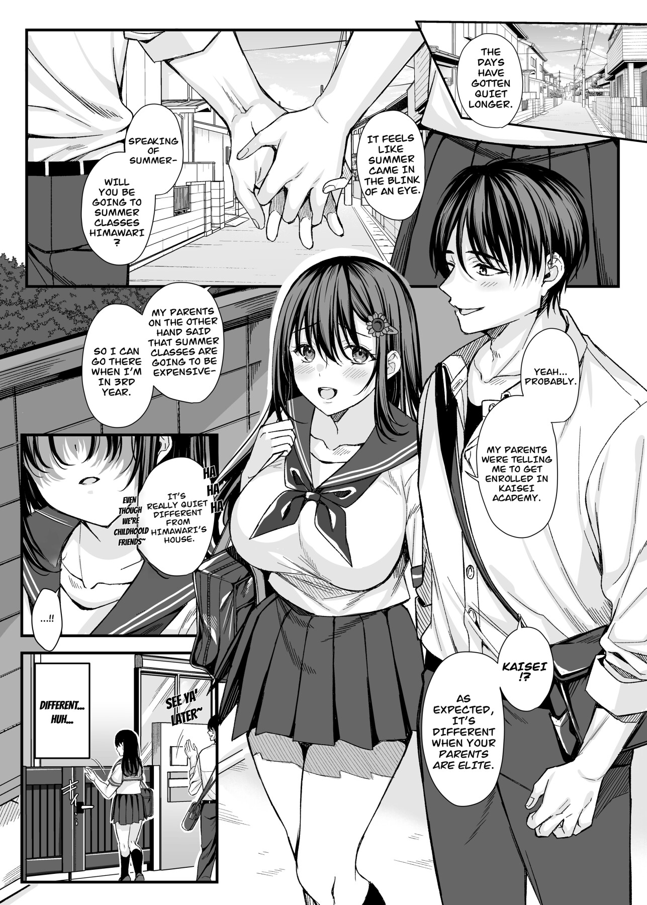 Hentai Manga Comic-Sunflowers Chasing the Setting Sun ~My Girlfriend Who Cuckolded Me~-Read-2